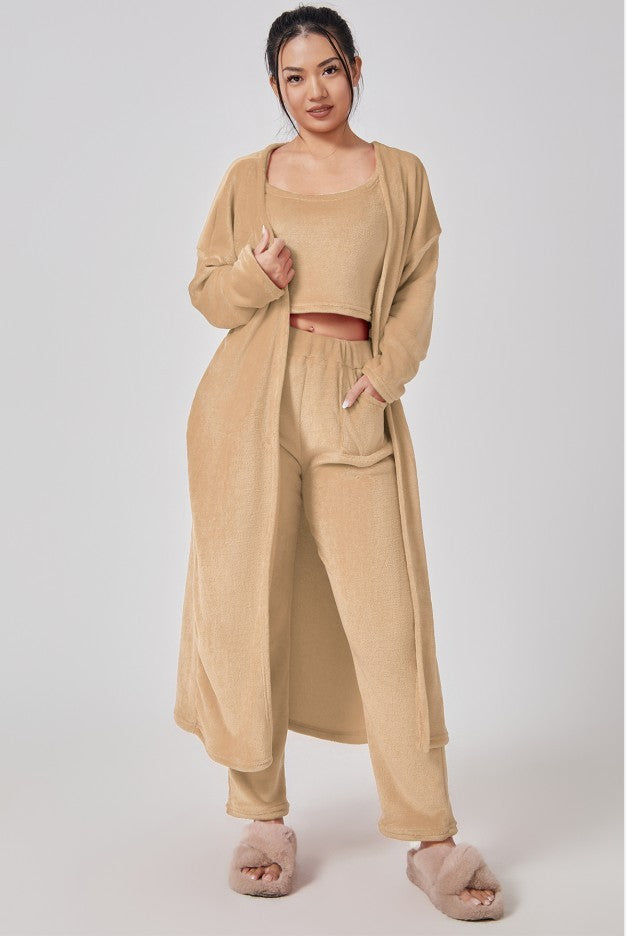 Ultimate Cozy Winter Pajama Set 3pcs - Glamour Nest