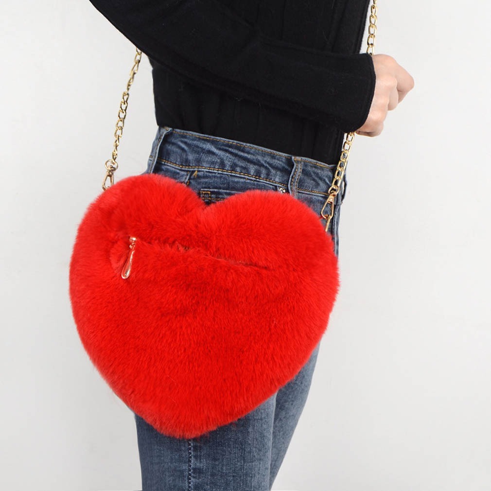 Romantic Plush Chain Shoulder Bag - Glamour Nest