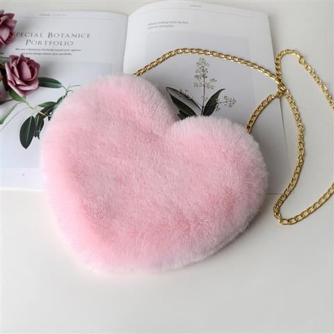 Romantic Plush Chain Shoulder Bag - Glamour Nest