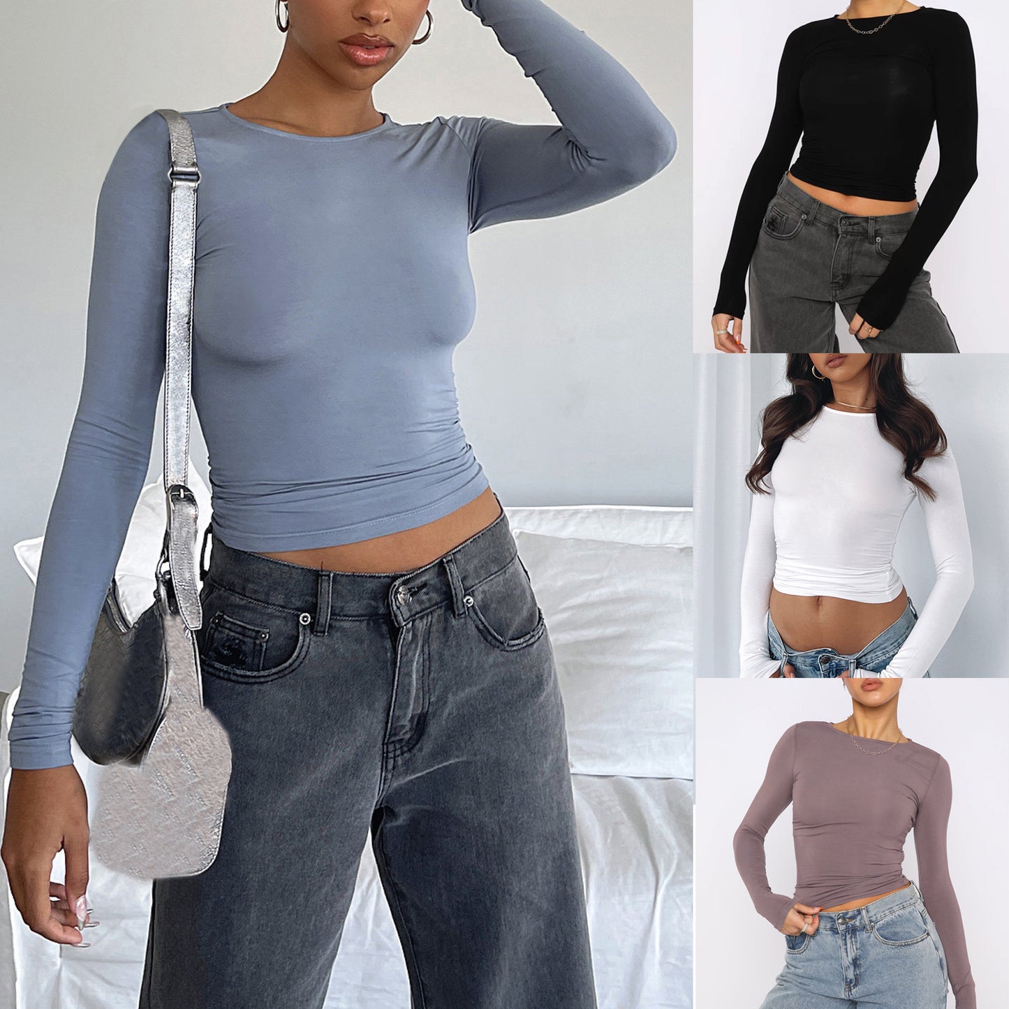 Stylish Slim Pullover Top - Glamour Nest