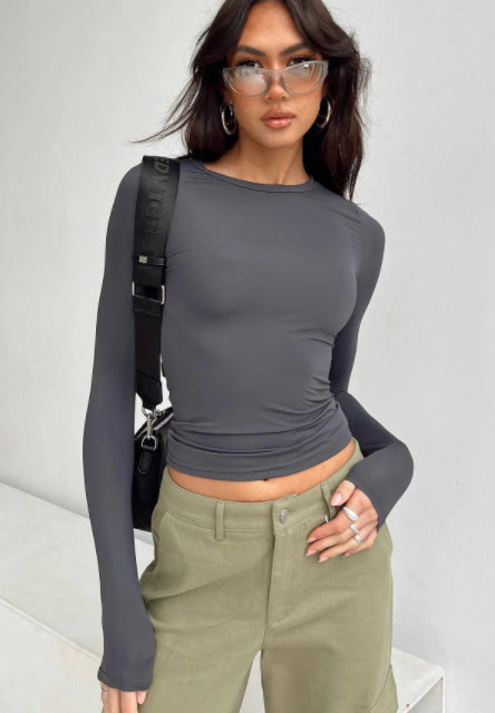 Stylish Slim Pullover Top - Glamour Nest