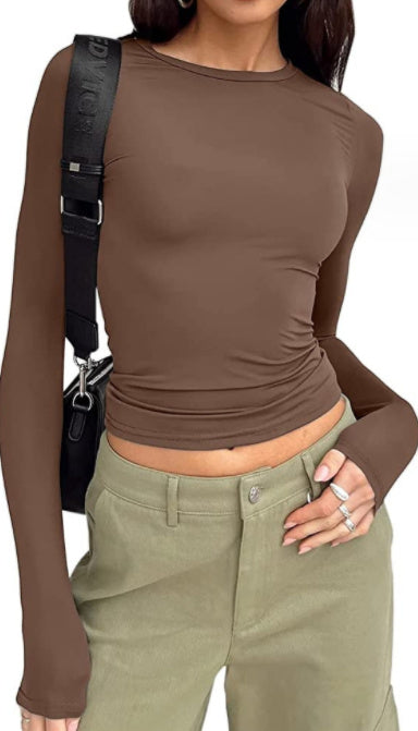 Stylish Slim Pullover Top - Glamour Nest