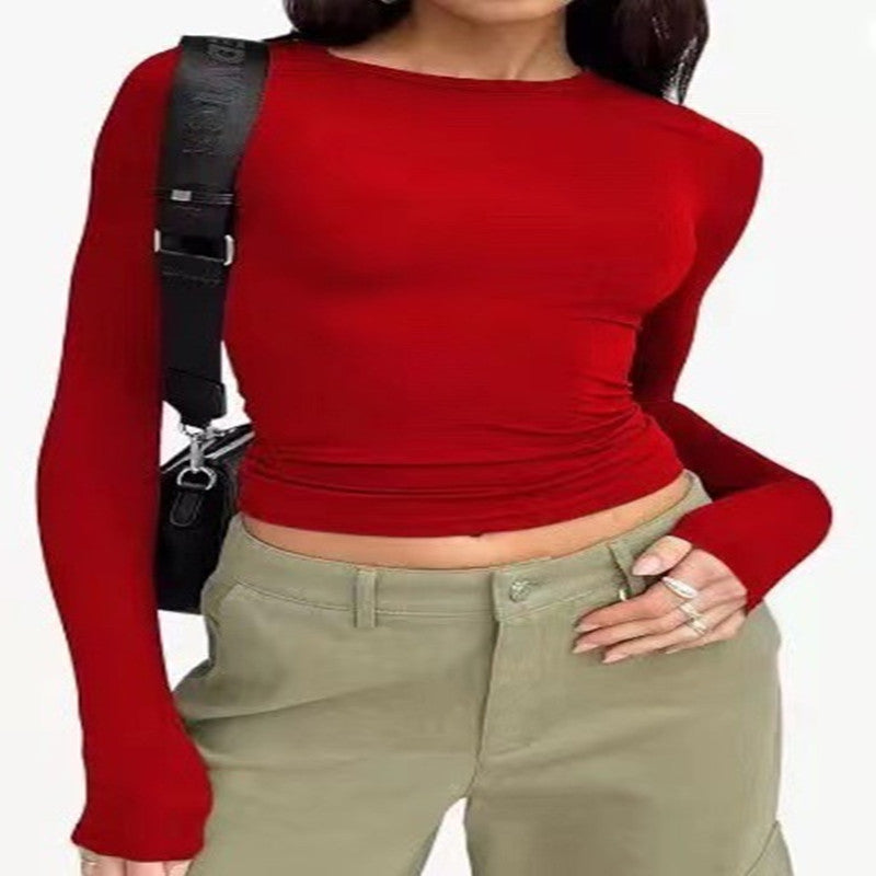 Stylish Slim Pullover Top - Glamour Nest