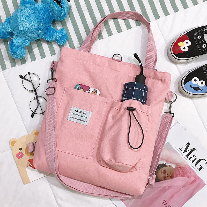 Trendy Harajuku Canvas Handbag for students - Glamour Nest