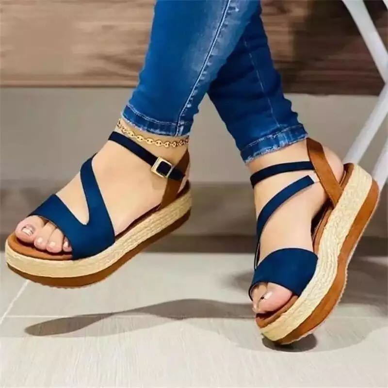 Fabulous Platform Buckle Sandals - Glamour Nest