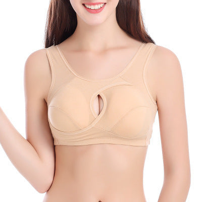 Comfortable Plus Size Sleep Bra: Wireless, Padded, Cotton.