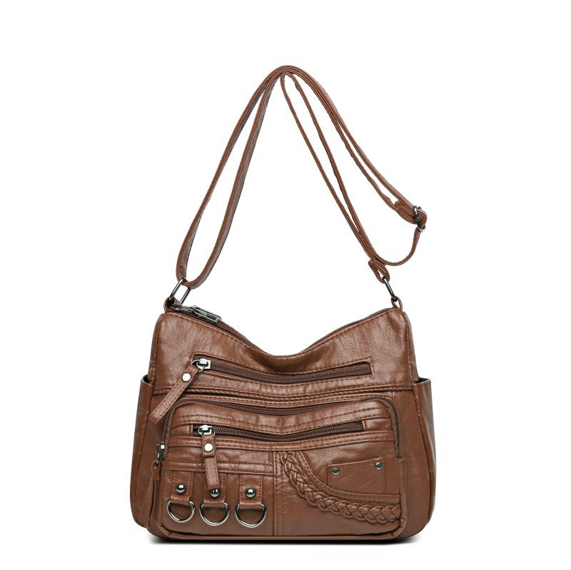 Women's Fashion Casual Soft Leather Bag