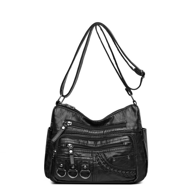 Women's Fashion Casual Soft Leather Bag