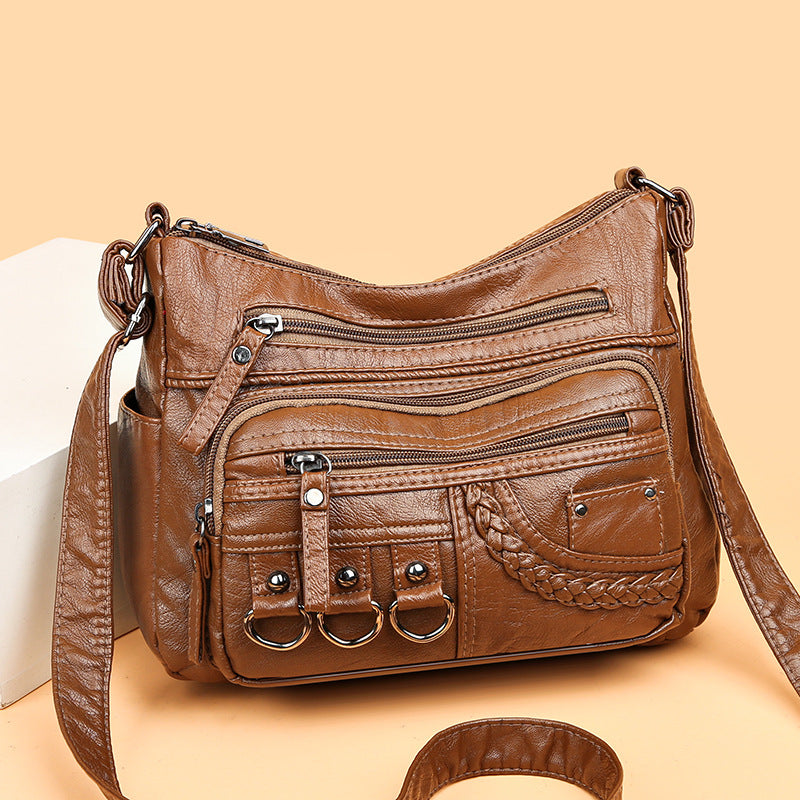 Women's Fashion Casual Soft Leather Bag