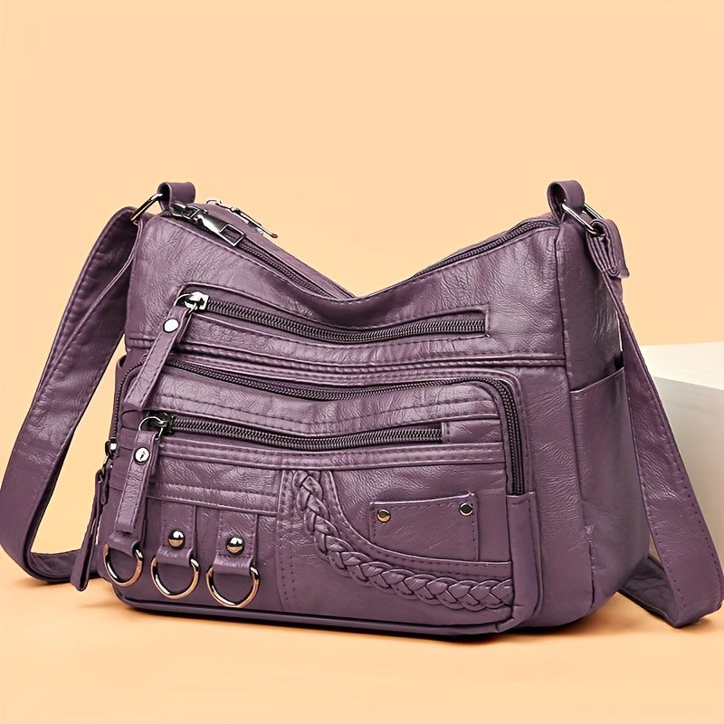 Women's Fashion Casual Soft Leather Bag